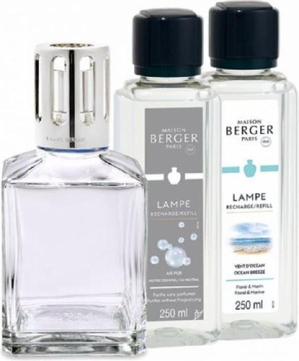 Image du produit Maison Berger 3098 Essentielle cube Set avec lampe parfumée et brûleur (180 ml)