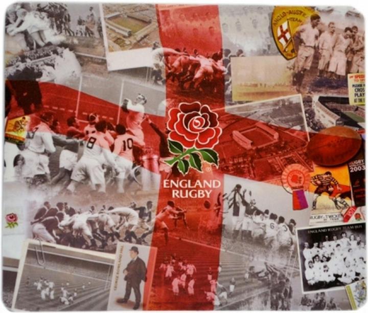 Image du produit England Rugby Angleterre Rfu Tapis de souris d'ordinateur officiel du rugby à XV rétro