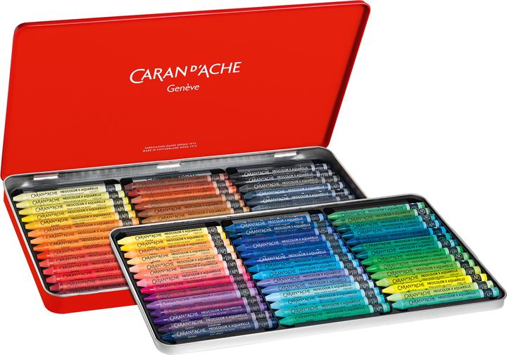 Actual product image Caran d'Ache Neocolor II Aquarelle Metallschachtel (Multicolor, 84 x)