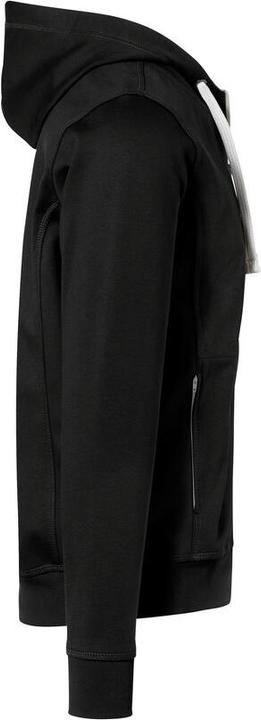 Actual product image Hakro Hooded Jacket Bonded black/silver, L (L)
