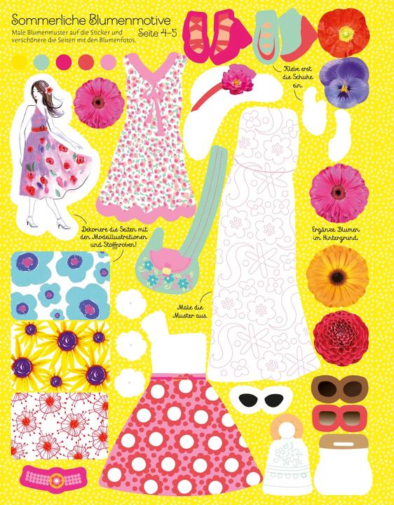 Image du produit Mon livre d'autocollants de mode : collection d'été