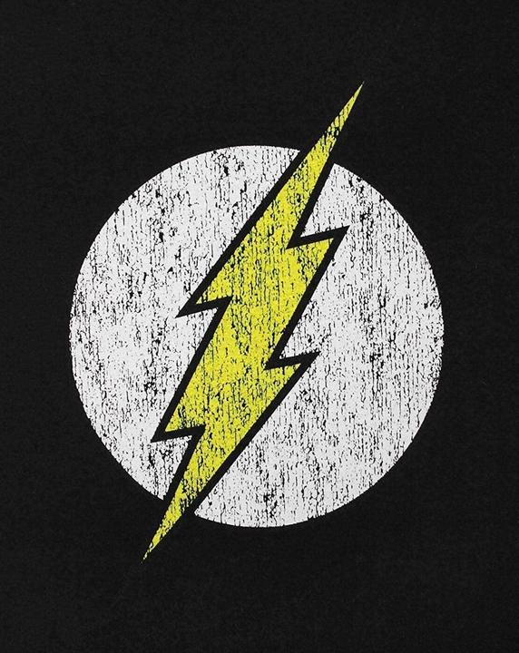 Actual product image Flash Womens/Ladies Distressed Logo T-Shirt (S)