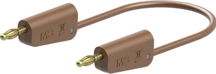 Stäubli LK-4A-S10 Measuring cable ( - ) 100 cm Brown 1 pc.