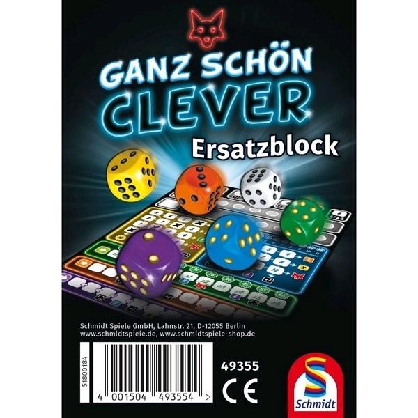 Produktbild Schmidt Spiele Ganz schön clever - Zusatzblock (Deutsch)
