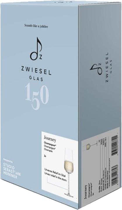 Produktbild Zwiesel ZWG Champagnerglas Journey (35.80 cl, 2 Gläser, Sektgläser)