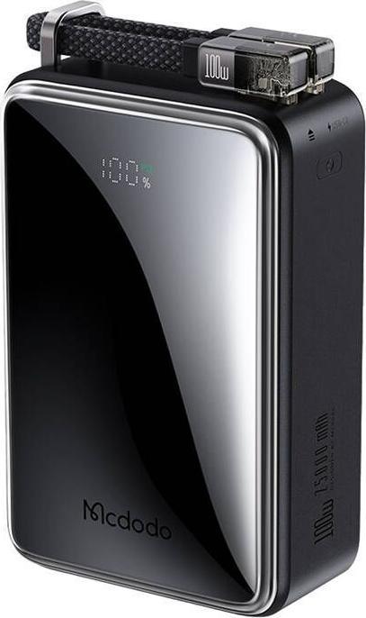 Produktbild Mcdodo Power Bank MC-0561 Digital Dis 25000mAh,100W (black) (25000 mAh, 100 W, 74 Wh)