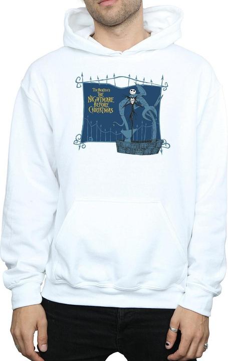 Actual product image Disney Mens Nightmare Before Christmas Jack And The Well Hoodie (S)