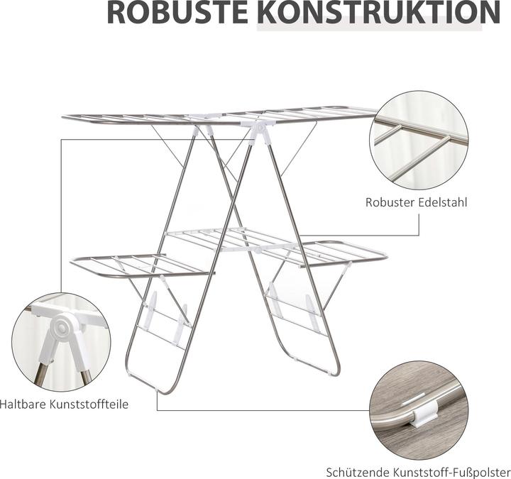 Actual product image Homcom Multifunctional clothes horse