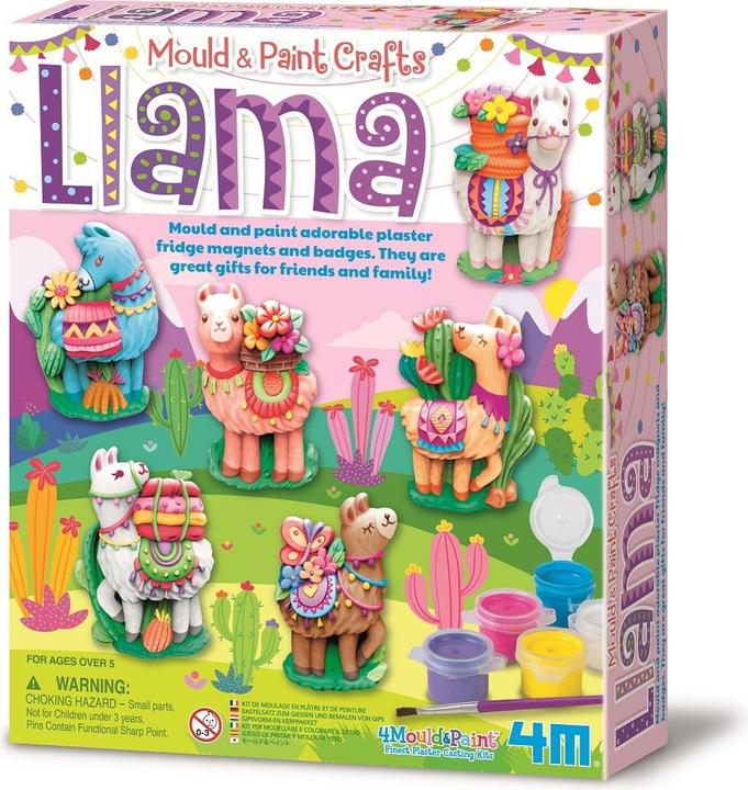 Produktbild 4M Lama Gips- und Malset - Mould & Paint