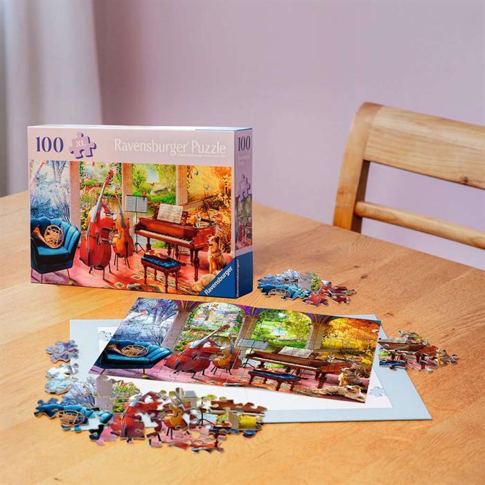 Produktbild Ravensburger Puzzle 12001366 - Musikalische Jahreszeiten - Puzzle für ältere Menschen und Senioren (100 Teile)