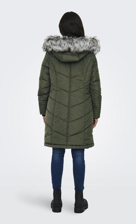Actual product image Only Hooded coat quilted coat (M)