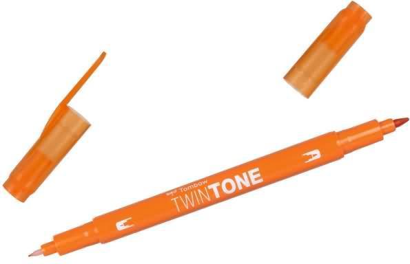 Image du produit Tombow Feutres de coloriage Twintone (28, Orange, 1 x)