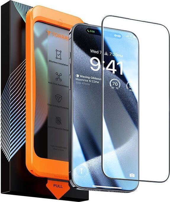 Produktbild Torras Diamond Panzerglas (1 Stück, Apple iPhone 15 Pro)