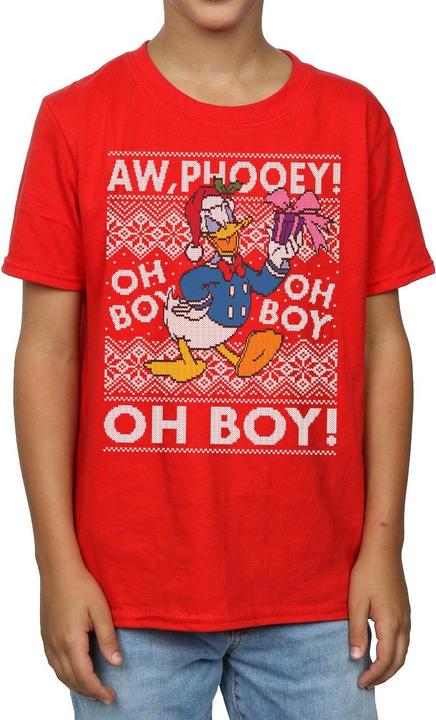 Image du produit Disney - T-shirt DONALD DUCK CHRISTMAS FAIR ISLE - Garçon (140, 146)