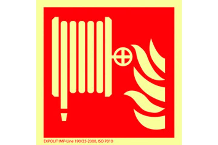 Actual product image Werkstarck Photoluminescent fire protection symbols