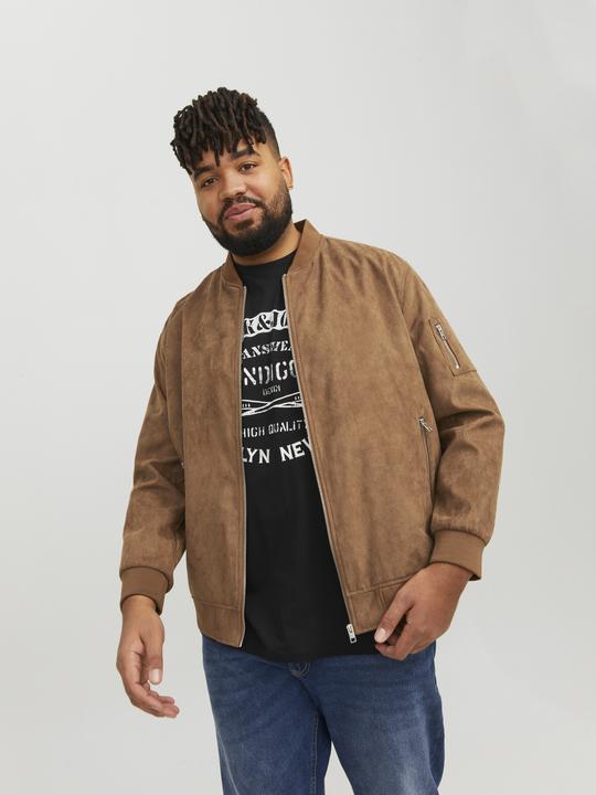 Produktbild Jack & Jones Wildlederimitat Plus Size Jacke (XXL)