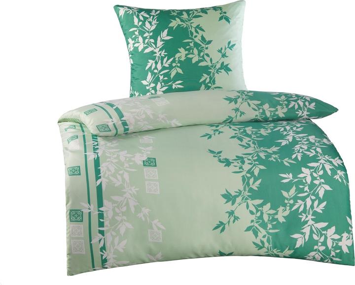 Produktbild HTI-Living Bettwäsche 2-teilig 135 x 200 Microfaser Grün (Bettwäsche Set, 135 x 200 cm)