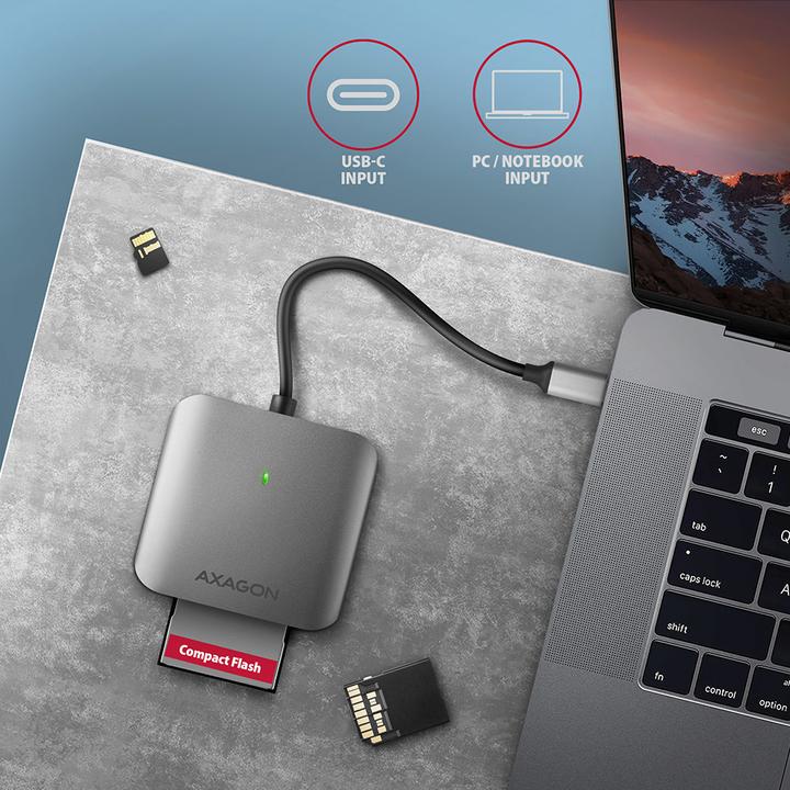 Actual product image Axagon CRE-S3C (USB 3.2)