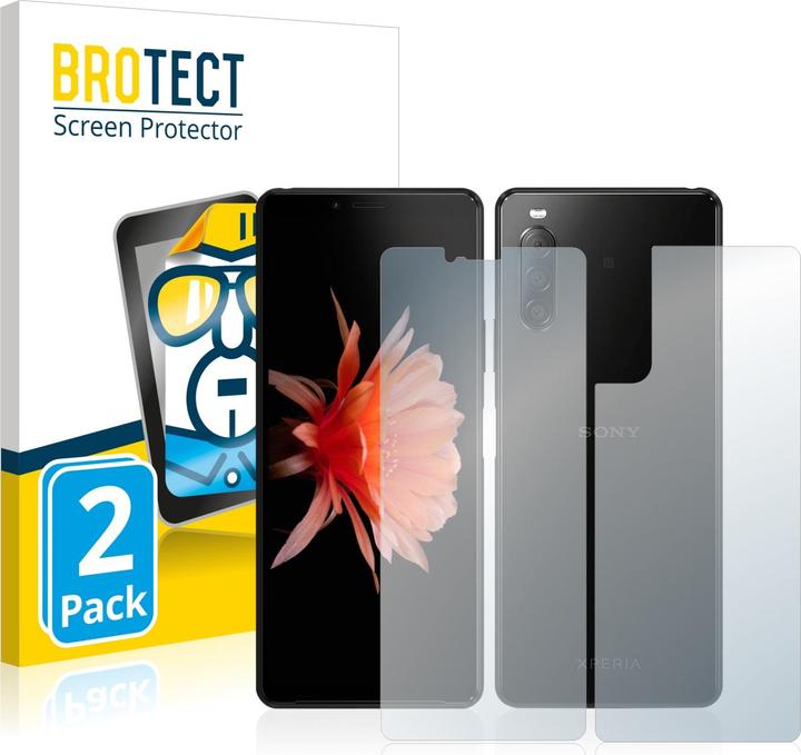 Actual product image BROTECT Screen Protector Clear (2 Piece, Sony Xperia 10 II)
