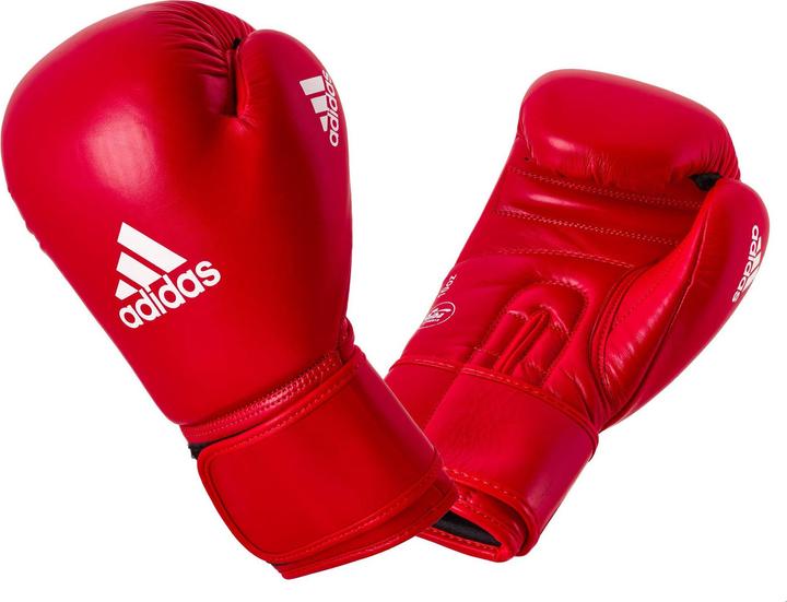 Produktbild adidas Boxhandschuhe Velcro IBA Boxing Gloves rot 12oz (12 OZ, 12)