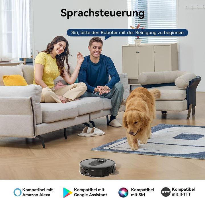 Actual product image Proscenic Q8 Saugroboter mit Wischfunktion (Vacuum mopping robot)