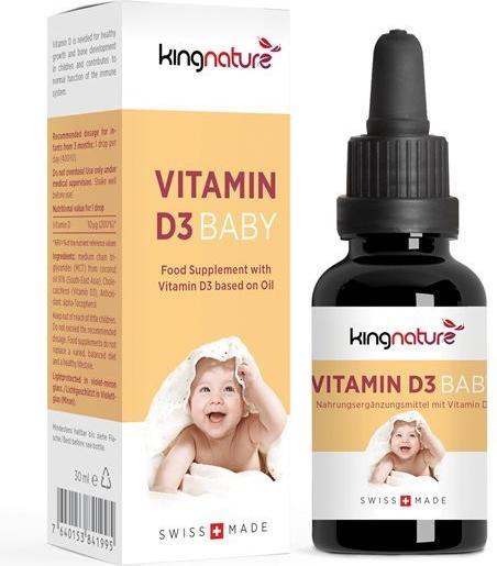 Produktbild Kingnature Vitamin D3 Baby (1 Stück, Flüssigkeit, 103 g)