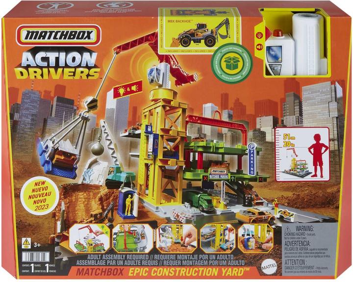 Productafbeelding Matchbox Action Drivers Reuze Bouwplaats Speelset