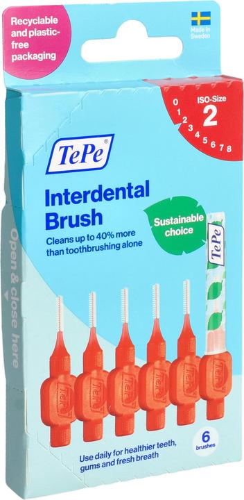 Produktbild TePe Interdental Brush Red 0.5 - Effective Oral Care (6 x, 0.50 mm)