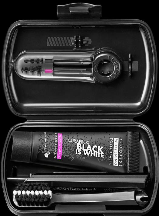 Curaprox Travel Set Black is White (Weich, 1 x)