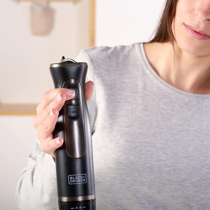 Actual product image Black & Decker Hand Blender Black+Decker BXHB800E 800 W black