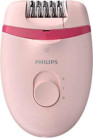 Philips Corded Compact Epilator BRE285/00 Satinelle Essential Baltas/Rožinė, Corded