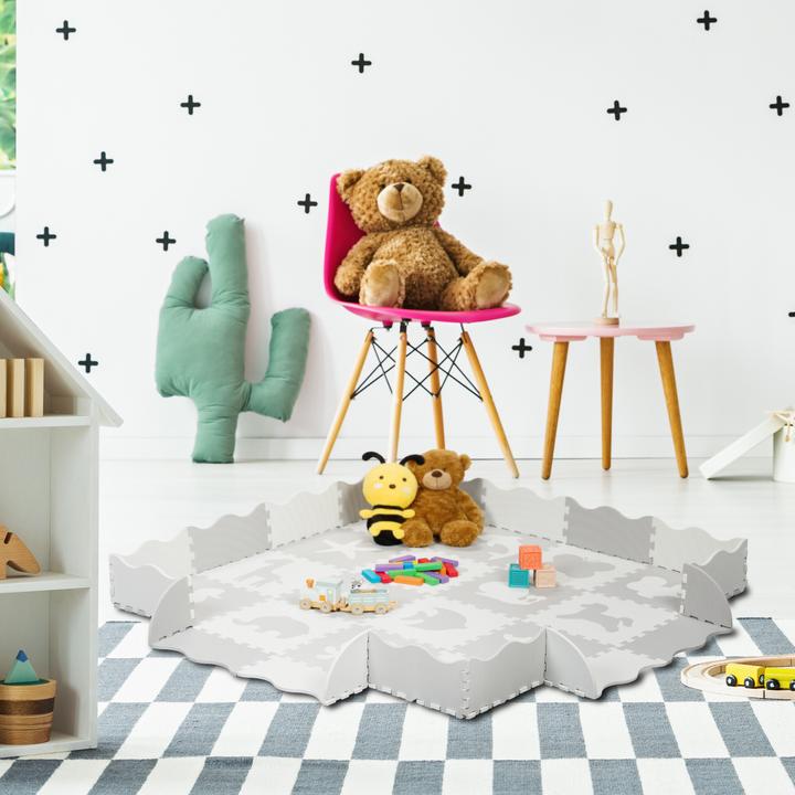 Immagine prodotto Relaxdays 36x Tappeto-puzzle (145 x 145 cm)