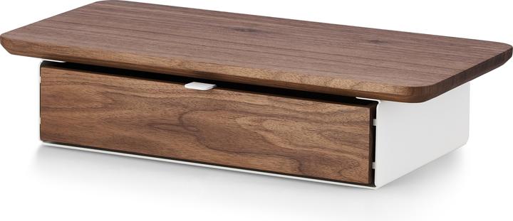 Produktbild Oakywood Schreibtischregal Mini | Platzsparender Monitorständer mit Schublade
