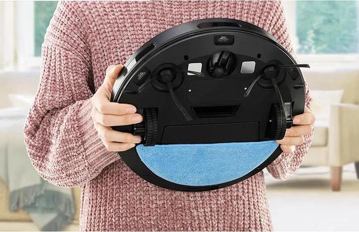 Actual product image Sichler WLAN vacuum cleaner robot, dry wipe function, HEPA, 2.500 mAh, App (Vacuum mopping robot)