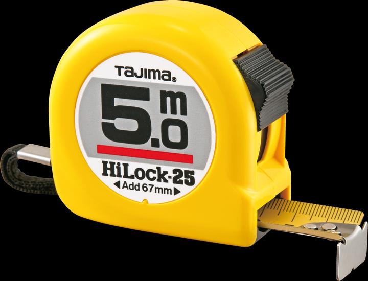 Image du produit Tajima Rollmeter HI-LOCK 16 jaune