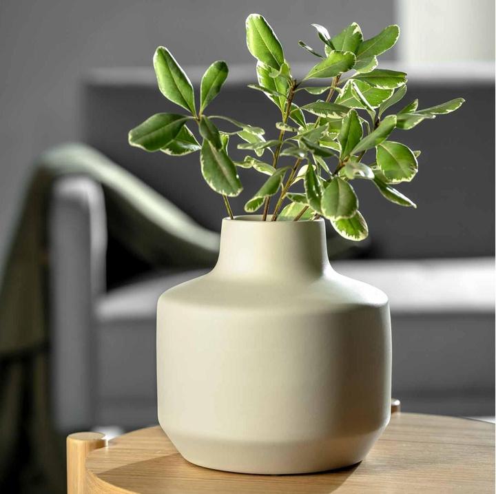 Produktbild Leonardo Vase Milano 22 cm, Crème (1 x, 21 x 21 x 22 cm, 4 l)