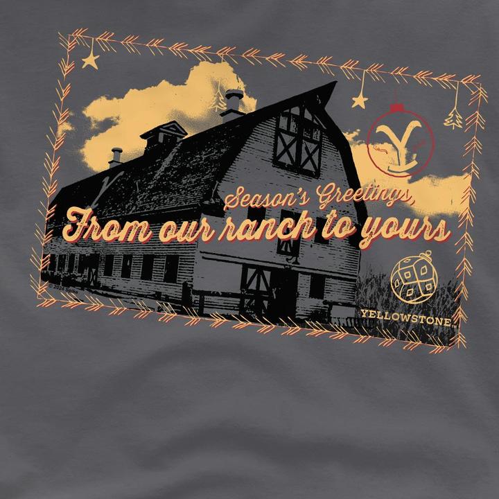 Immagine prodotto Yellowstone Seasons Greetings From The Maglietta Natale Uomo (M)
