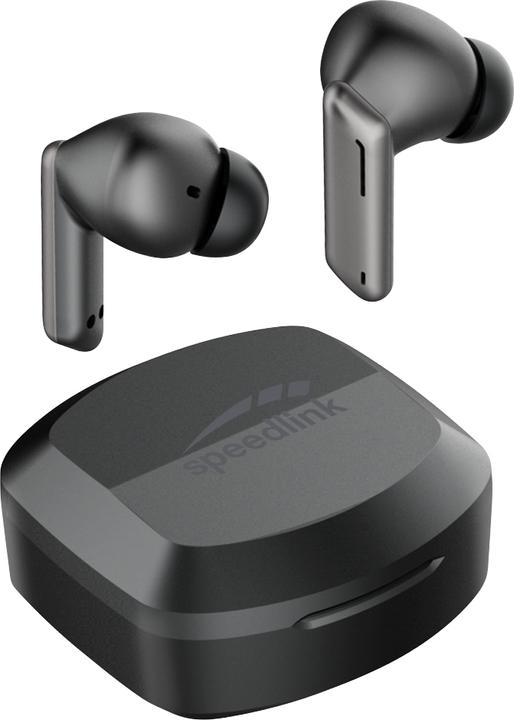 Actual product image Speedlink VIVAS True Wireless In-Ear Headphones, grey In-Ear Headphones, black (12 h, Wireless)