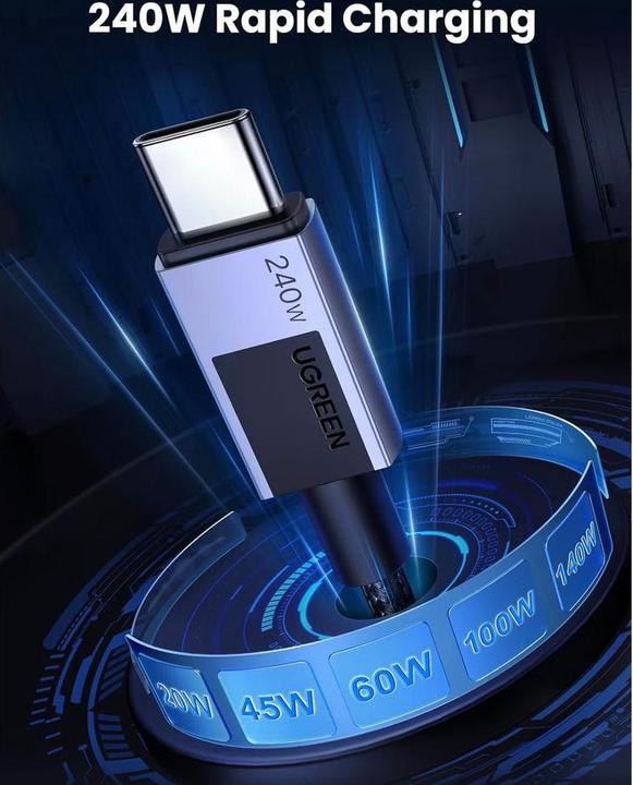 Produktbild Ugreen USB C — USB C (2 m, USB 2.0)