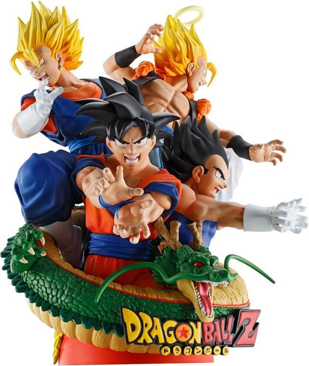 Actual product image Megahouse Dragon Ball Z Petitrama DX PVC Mini Statue Dracap Re Birth 2 13 cm