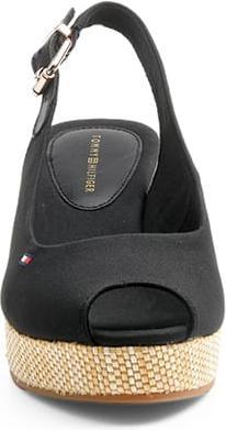 Actual product image Tommy Hilfiger Iconic Elba Sling Back Wedge-38 (38)