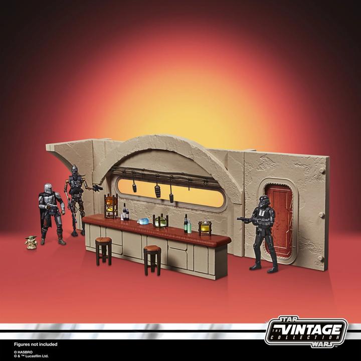 Image du produit Hasbro The Vintage Collection Star Wars: The Mandalorian Nevarro Cantina Spielset Imperialer Deat