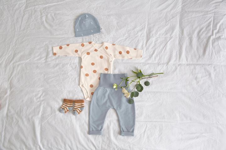 Actual product image Lässig Long sleeve bodysuit dots Milky size 86/92 (86)