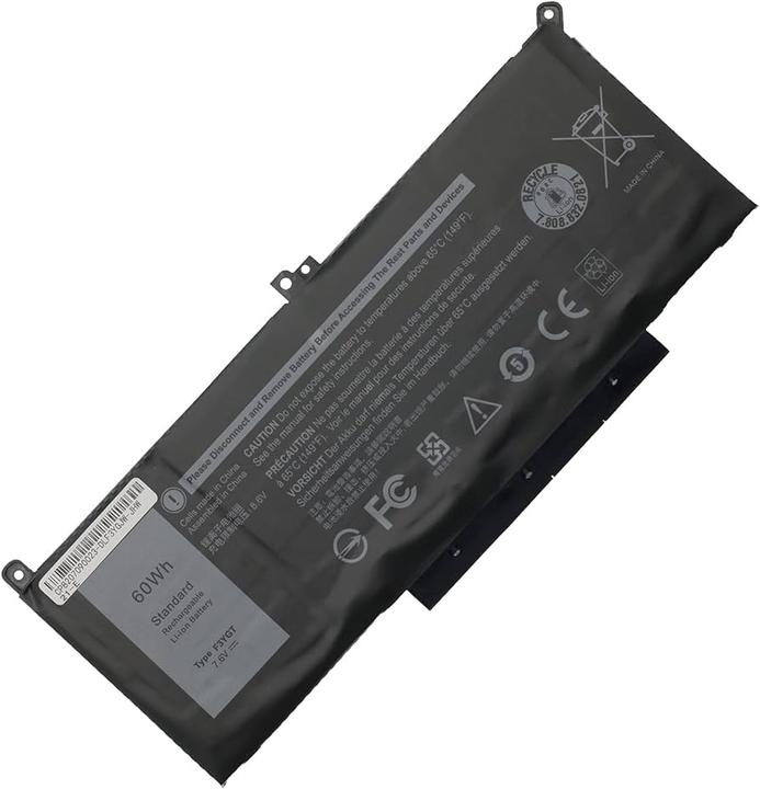 Image du produit Dell Batterie, 60WHR, 4 Cellule (4 cellules, 7500 mAh)