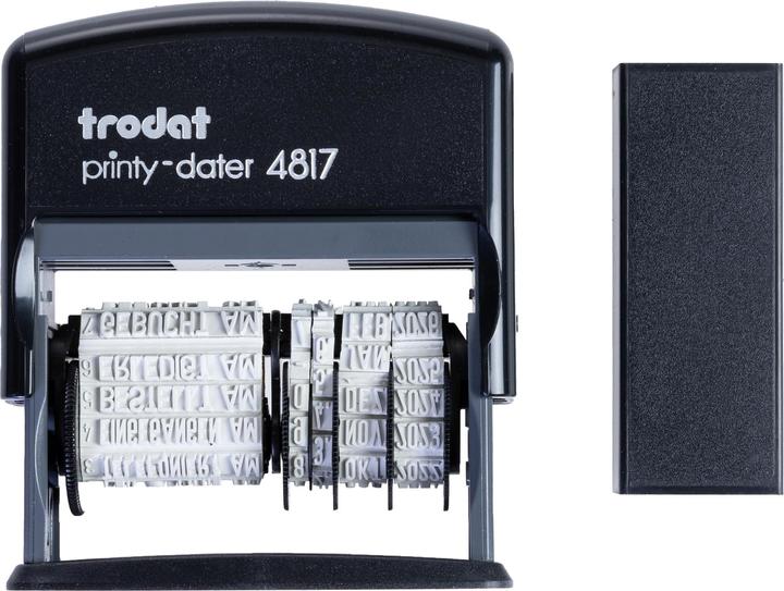 Produktbild Trodat Wort- und Datumsstempel 4817 Schwarz