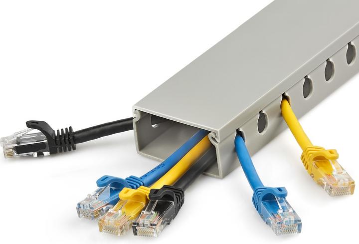 Produktbild StarTech Open Slot Cable Management Raceway with Cover, 2"(50mm)W x 1"(25mm)H, 6.5ft(2m) (Kabelkanal, 200 cm)
