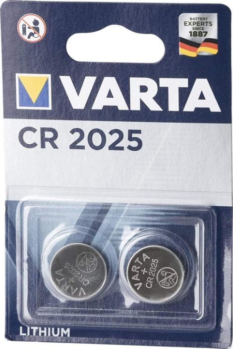 Actual product image Varta Electronics CR2025 (2 pcs., CR2025, 165 mAh)