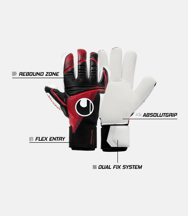 Actual product image Uhlsport Powerline Absolutgrip Mens Goalkeeper Glove (7)