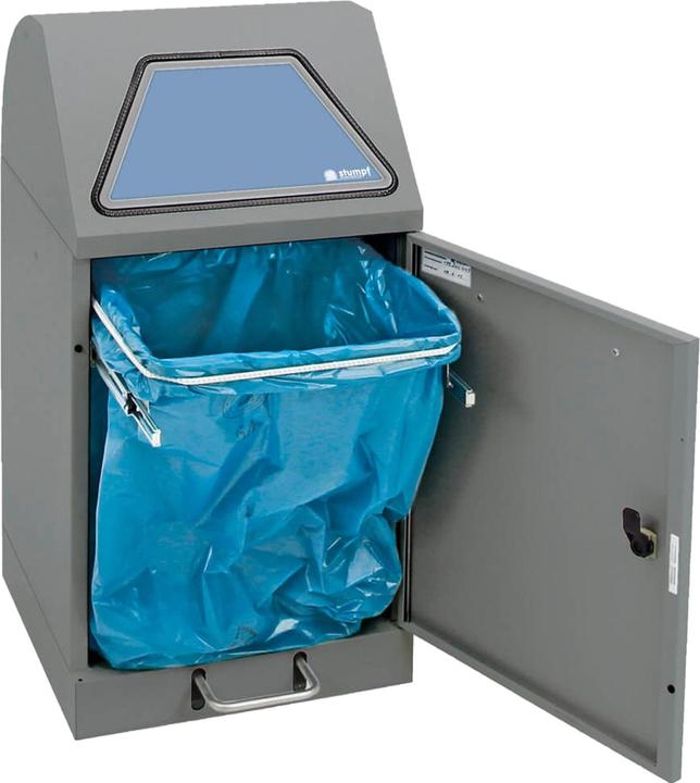 Produktbild kaiserkraft System-Wertstoffsammler, Einwurfklappe fussbetätigt (45 l)