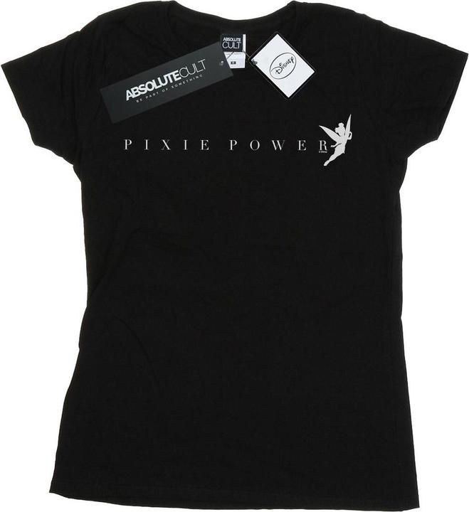 Actual product image Disney Womens/Ladies Tinker Bell Pixie Power Cotton T-Shirt (XXL)
